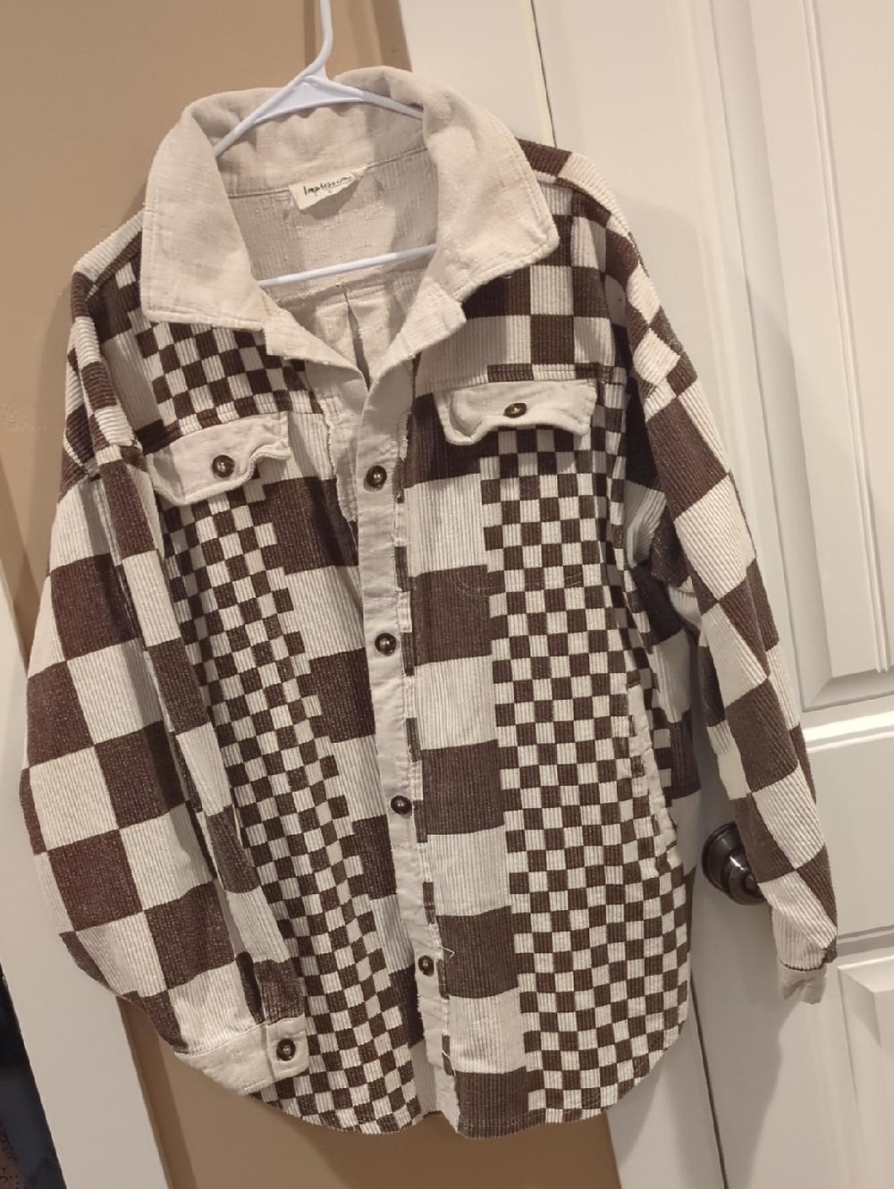 Oversized Checkered Shacket